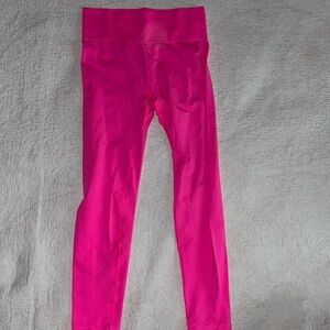 Neon Pink Leggings - Size Large, Excellent Condition